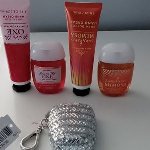 Travel size lotion and sanitizer set